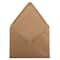JAM Paper 4.375" x 5.75" Kraft V-Flap Invitation Envelopes, 100ct.
